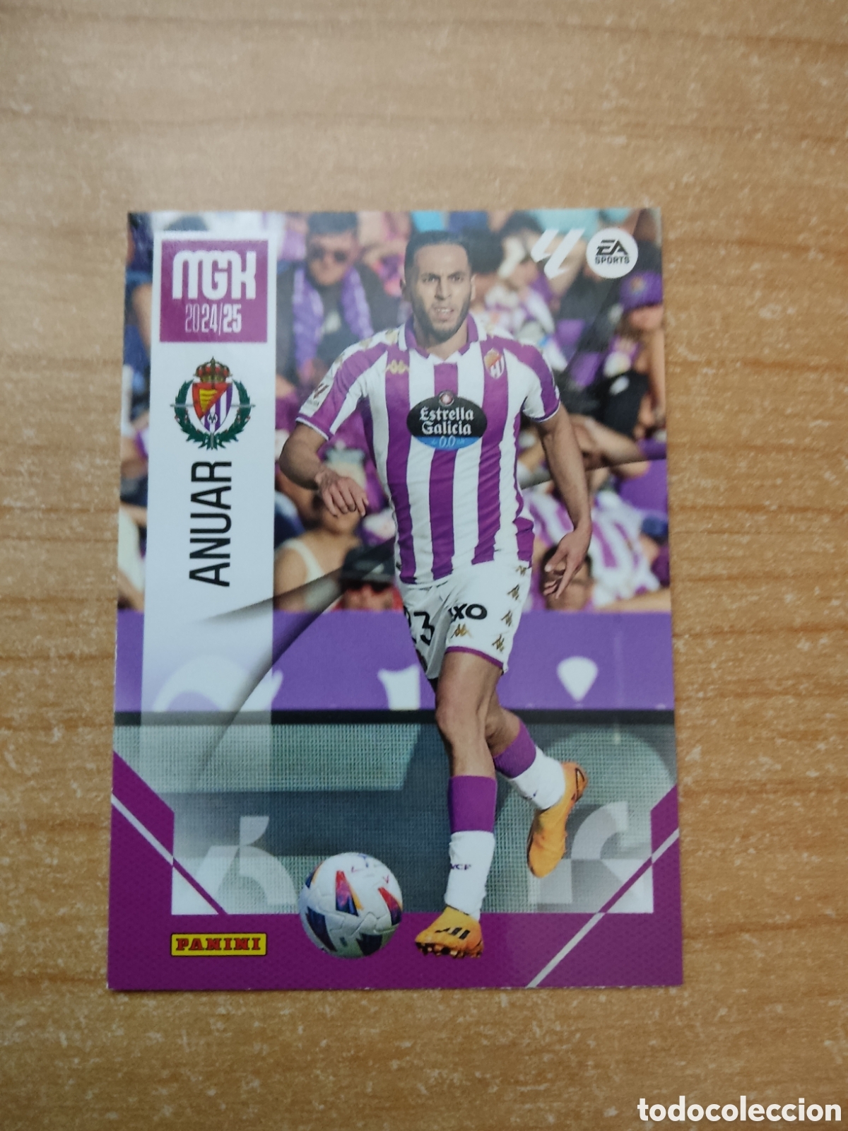 Football Stickers: 355 ANUAR VALLADOLID MEGACRACKS 2024 2025
