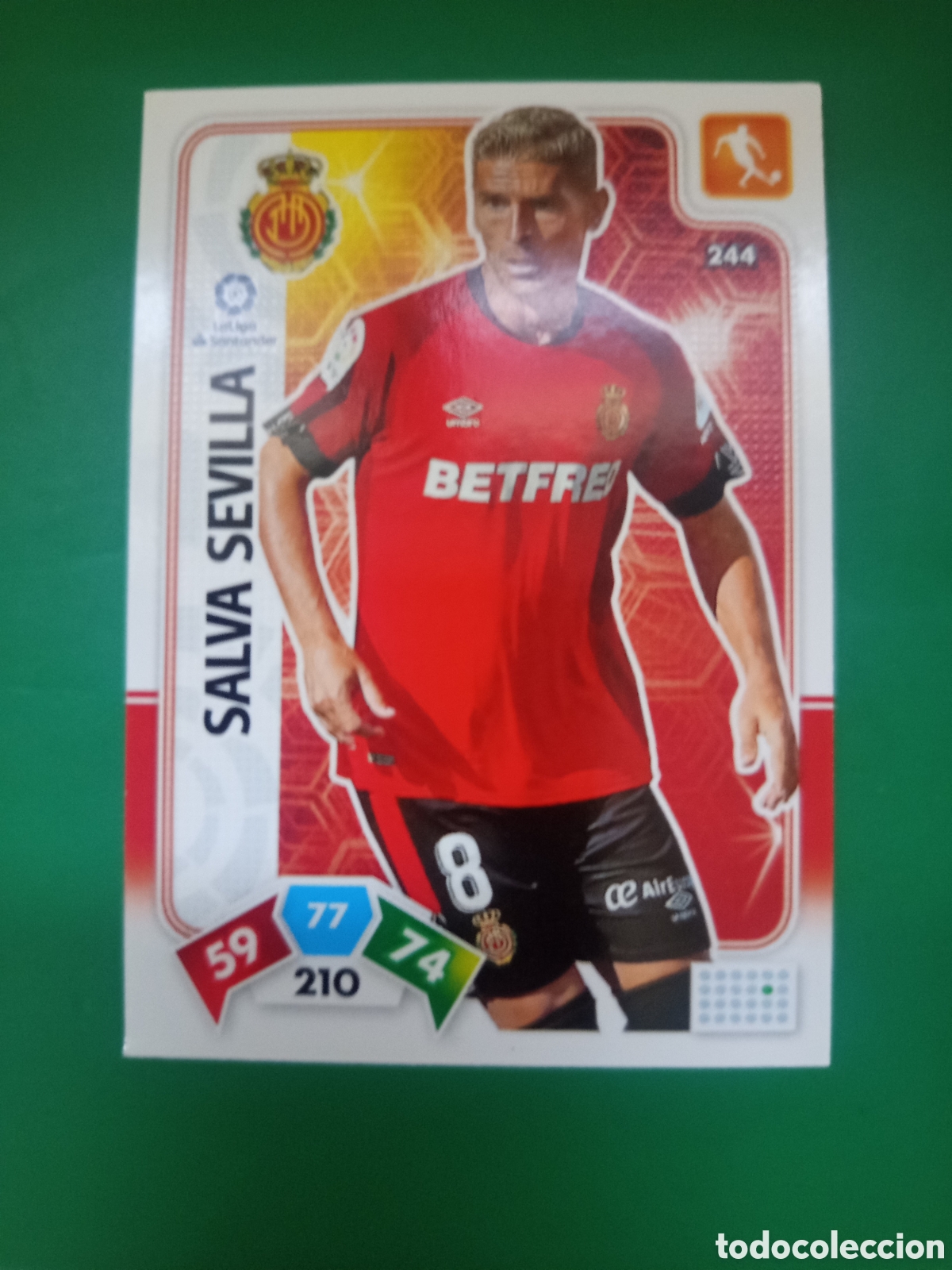 Football Stickers: ❇️ CROMO ⚽ CARD SALVA SEVILLA MALLORCA N&ordm; 244 ADRENALYN 2019 2020 19 20 PANINI ❇️