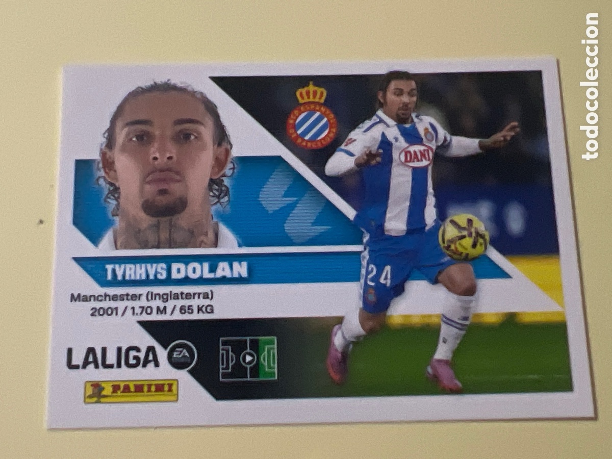 Fu&szlig;ball-Sticker: C3228. Dolan n&uacute;mero 16 del Espa&ntilde;ol cromo liga este 26-27 2026-2027