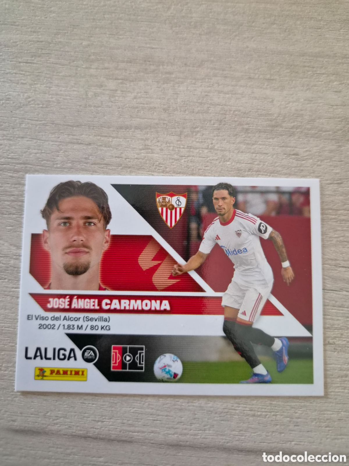 Fu&szlig;ball-Sticker: N&deg;5 Sevilla Carmona Liga Este 26/27