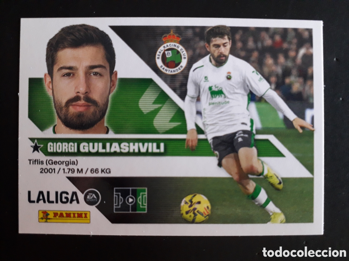 Cartes &agrave; collectionner de Football: GULIASHVILI RACING DE SANTANDER N&deg; 17 ED ESTE 2026 2027 26 27 SIN PEGAR PEDIDO M&Iacute;NIMO 3&euro;