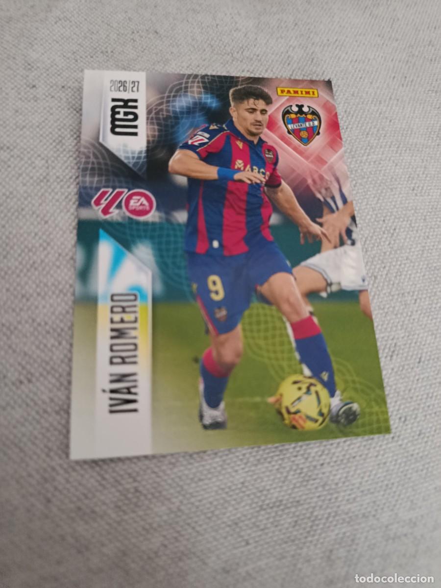 Football Stickers: Megacracks 26/27. 214- Iv&aacute;n Romero. Levante.