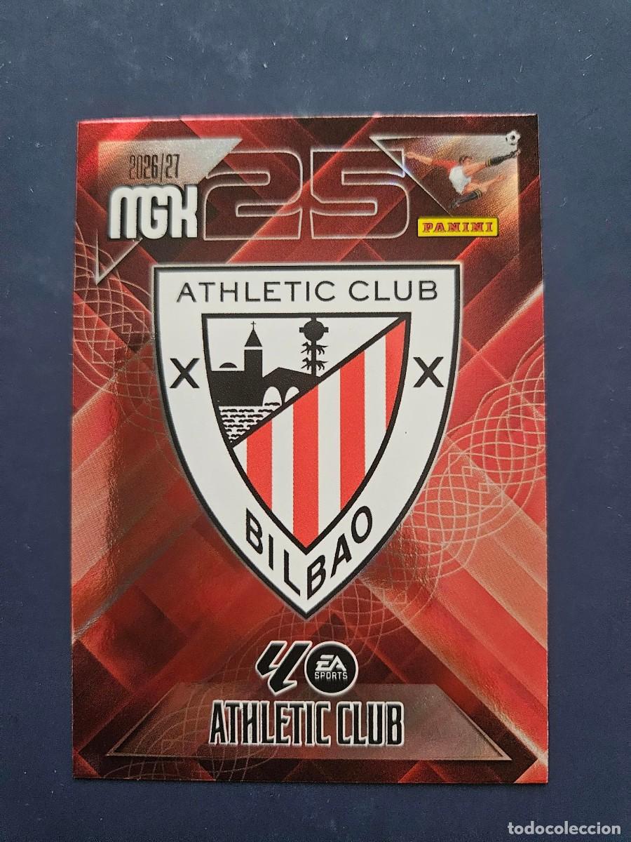 Football Stickers: 37 ESCUDO ATHLETIC BILBAO MGK MEGACRACKS 26 27 2026 2027
