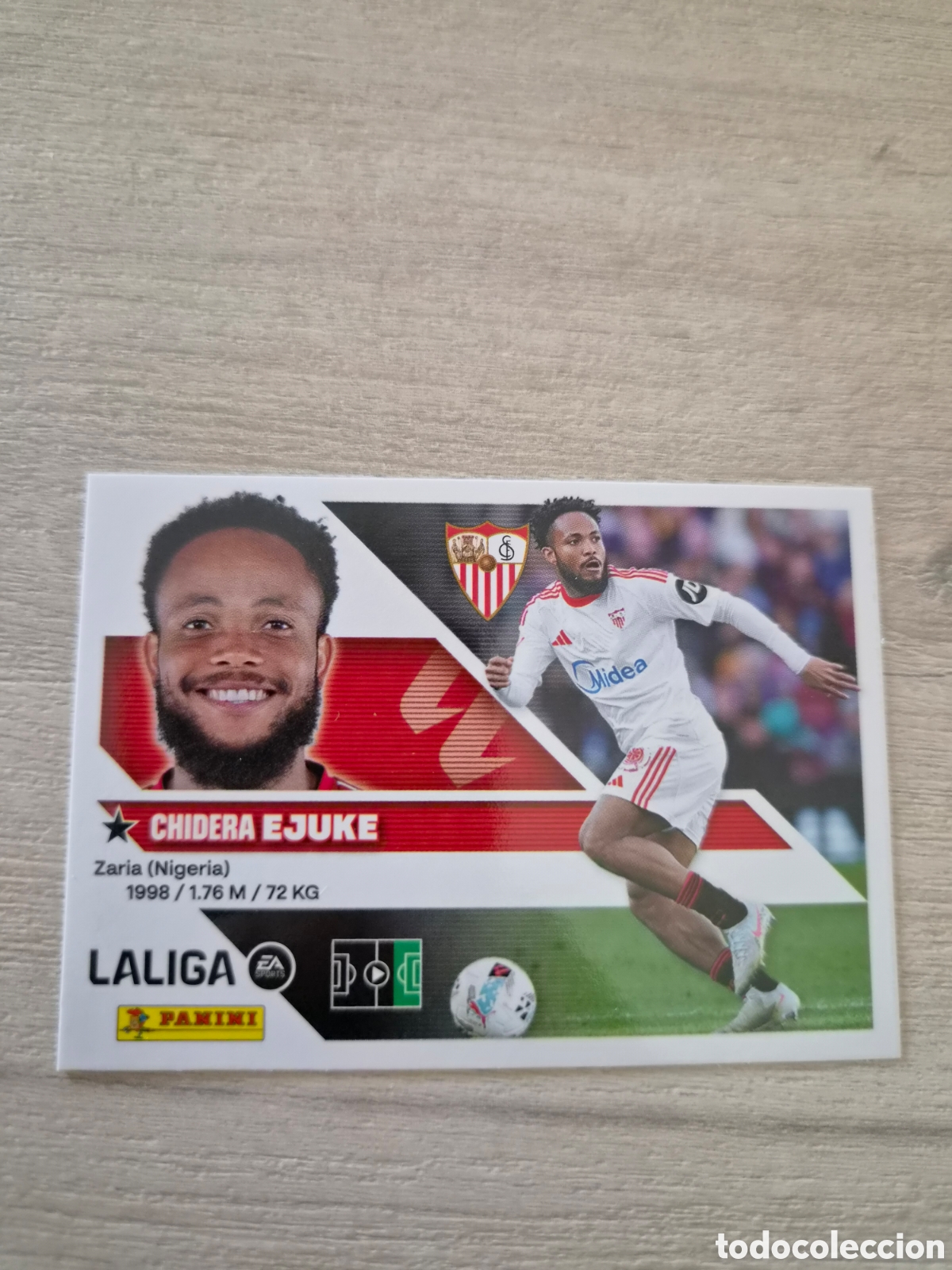 Football Stickers: N&deg;18 Sevilla Ejuke Liga Este 26/27