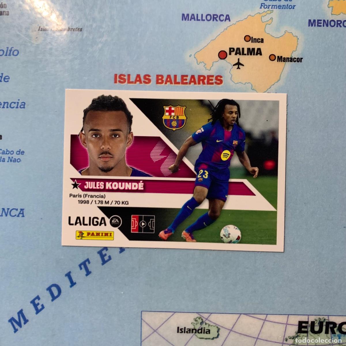 Cromos de Futebol: Kounde n&uacute;mero 5 del Barcelona cromo liga este 26-27 2026-2027