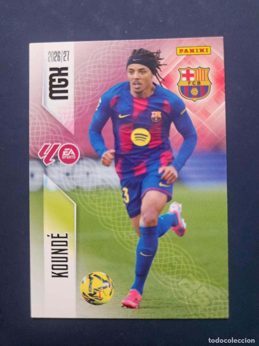 Cromos de f&uacute;tbol: N&ordm; 76 KOUNDE BARCELONA MGK MEGACRACKS 26 27 2026 2027