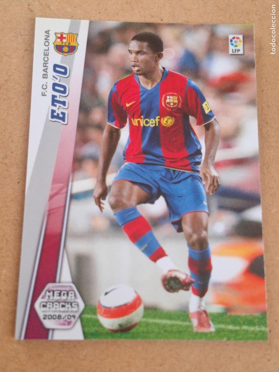 Cromos de f&uacute;tbol: MEGACRACKS 2008 2009 08 09 - PANINI - 69 BIS ETO'O - FC. BARCELONA
