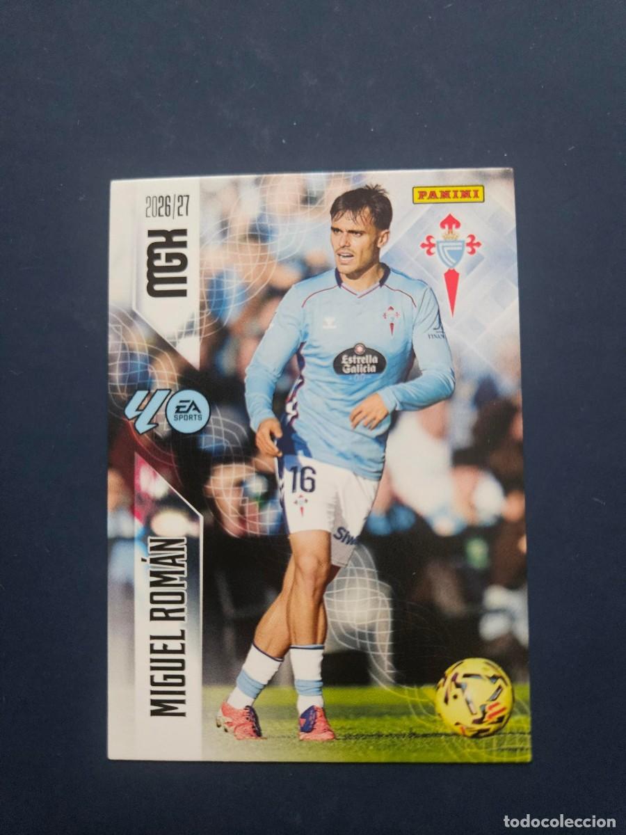 Cromos de f&uacute;tbol: N&ordm; 119 MIGUEL ROMAN CELTA MGK MEGACRACKS 26 27 2026 2027