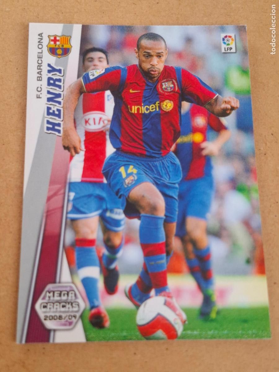 Cromos de f&uacute;tbol: MEGACRACKS 2008 2009 08 09 - PANINI - 72 HENRY - FC. BARCELONA