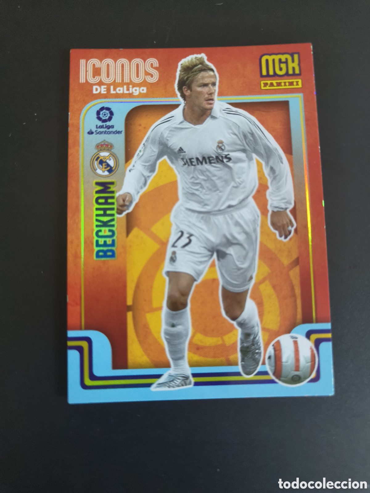 Cromos de f&uacute;tbol: Megacracks 2021/22 409 Beckham Iconos de LaLiga