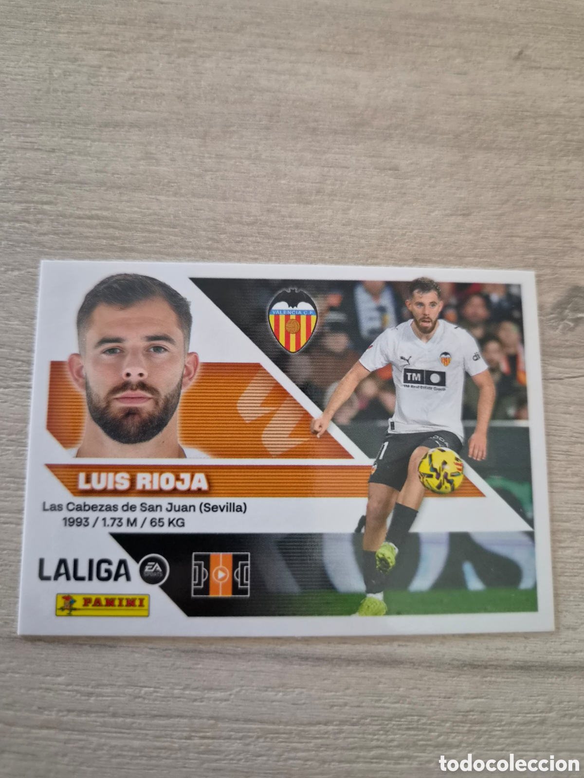 Fu&szlig;ball-Sticker: N&deg;14 Valencia Luis Rioja Liga Este 26/27