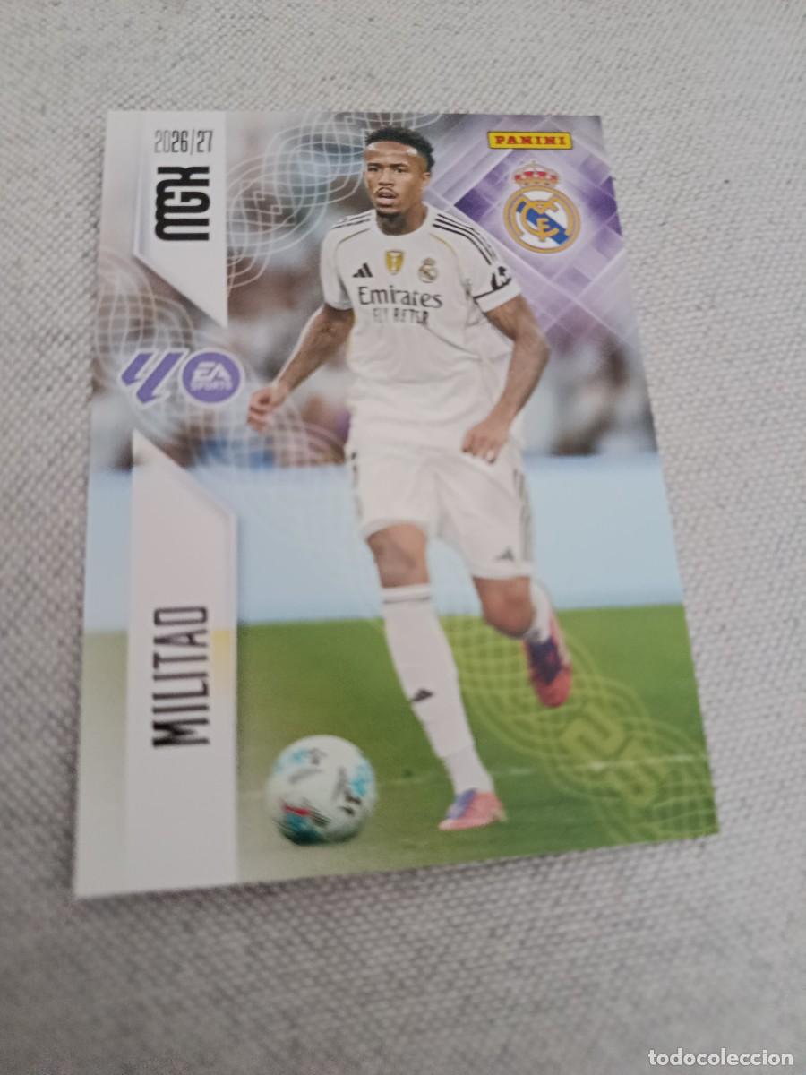 Cartes &agrave; collectionner de Football: Megacracks 26/27. 221- Militao. Real Madrid.