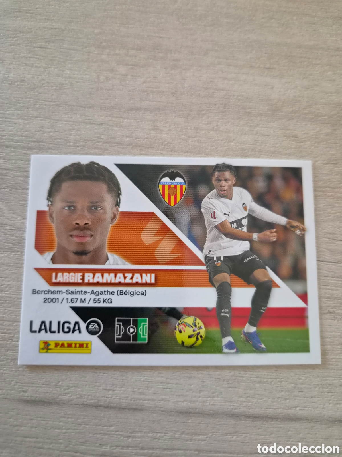 Fu&szlig;ball-Sticker: N&deg;19 Valencia Ramazani Liga Este 26/27