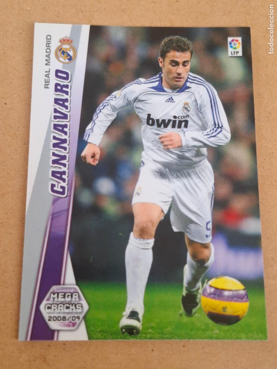 Figurine di Calcio: MEGACRACKS 2008 2009 08 09 - PANINI - 149 CANNAVARO - REAL MADRID