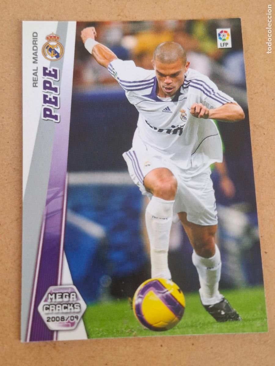 Fu&szlig;ball-Sticker: MEGACRACKS 2008 2009 08 09 - PANINI - 150 PEPE - REAL MADRID