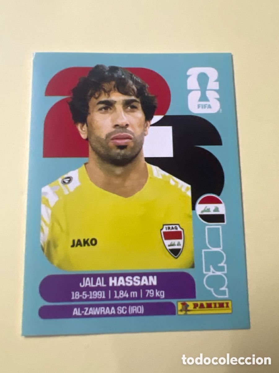 Fu&szlig;ball-Sticker: C3241. IRQ 2 Jalal Hassan, Iraq Irak, Panini FIFA World Cup Mundial 2026 Sticker