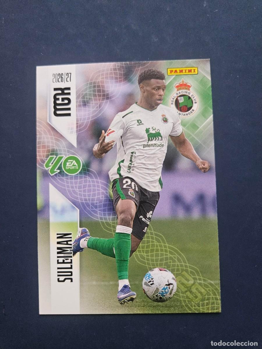 Football Stickers: N&ordm; 284 SULEIMAN RACING SANTANDER MGK MEGACRACKS 26 27 2026 2027