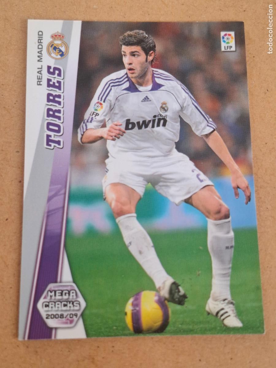 Football Stickers: MEGACRACKS 2008 2009 08 09 - PANINI - 153 TORRES - REAL MADRID