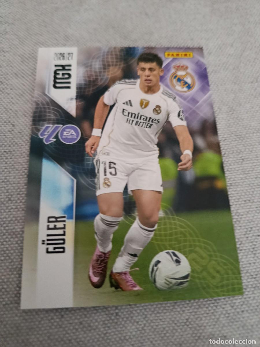 Football Stickers: Megacracks 26/27. 229- G&uuml;ler. Real Madrid.