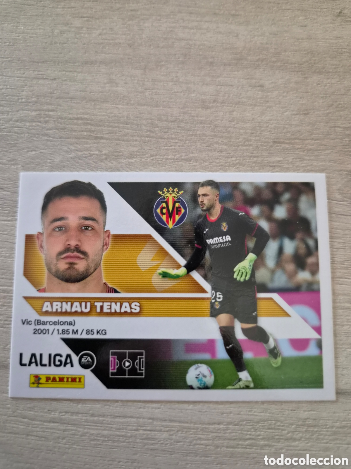 Football Stickers: N&deg;4 Villarreal Arnau Tenas Liga Este 26/27