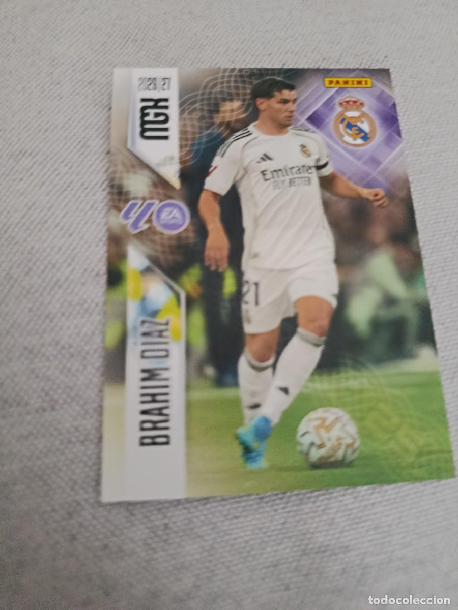 Fu&szlig;ball-Sticker: Megacracks 26/27. 230- Brahim D&iacute;az. Real Madrid.