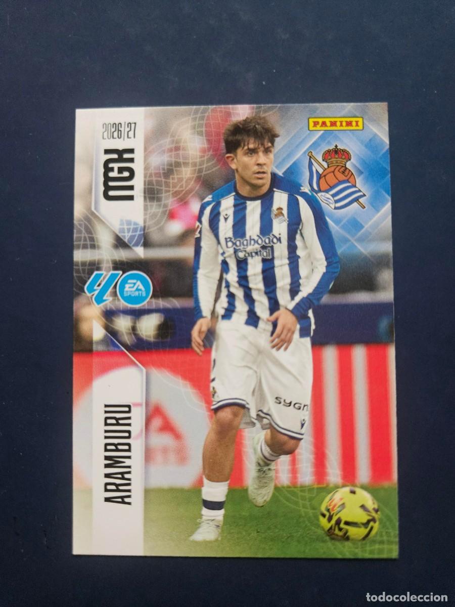 Fu&szlig;ball-Sticker: N&ordm; 310 ARAMBURU REAL SOCIEDAD MGK MEGACRACKS 26 27 2026 2027