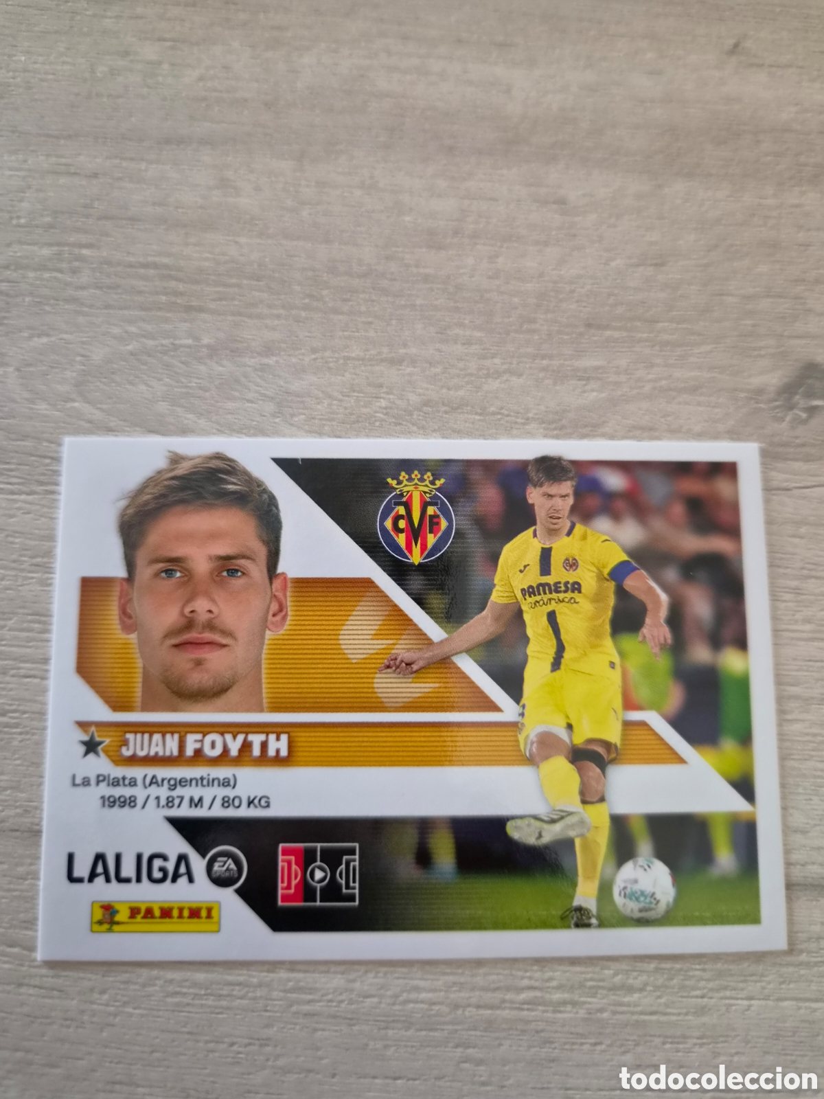 Football Stickers: N&deg;7A Villarreal Foyth Liga Este 26/27
