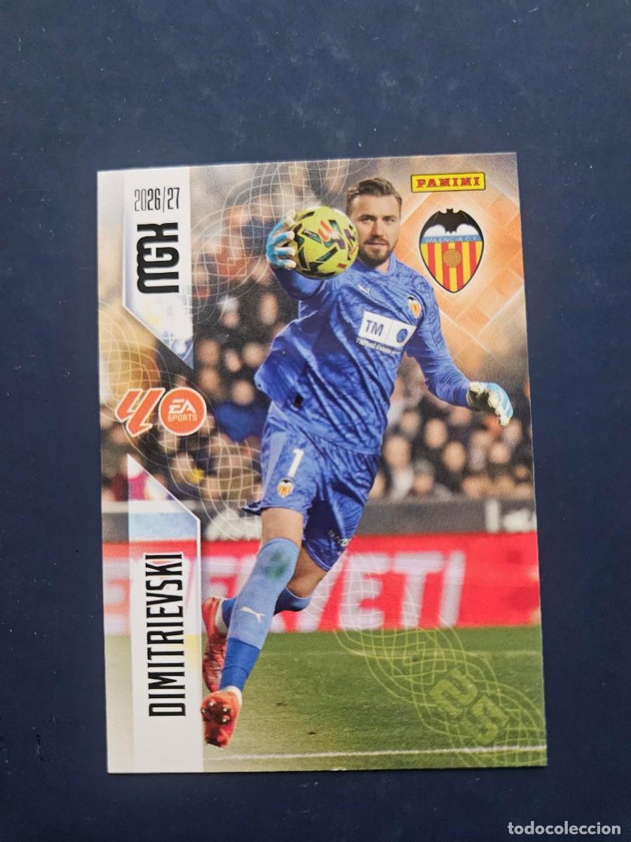 Cromos de f&uacute;tbol: N&ordm; 344 DIMITRIEVSKI VALENCIA MGK MEGACRACKS 26 27 2026 2027