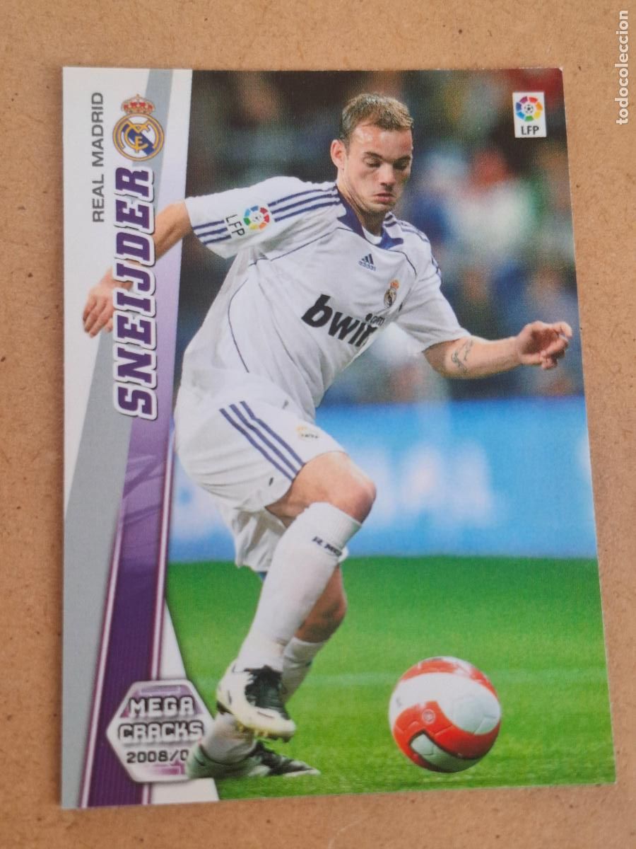 Cromos de f&uacute;tbol: MEGACRACKS 2008 2009 08 09 - PANINI - 156 SNEIJDER - REAL MADRID