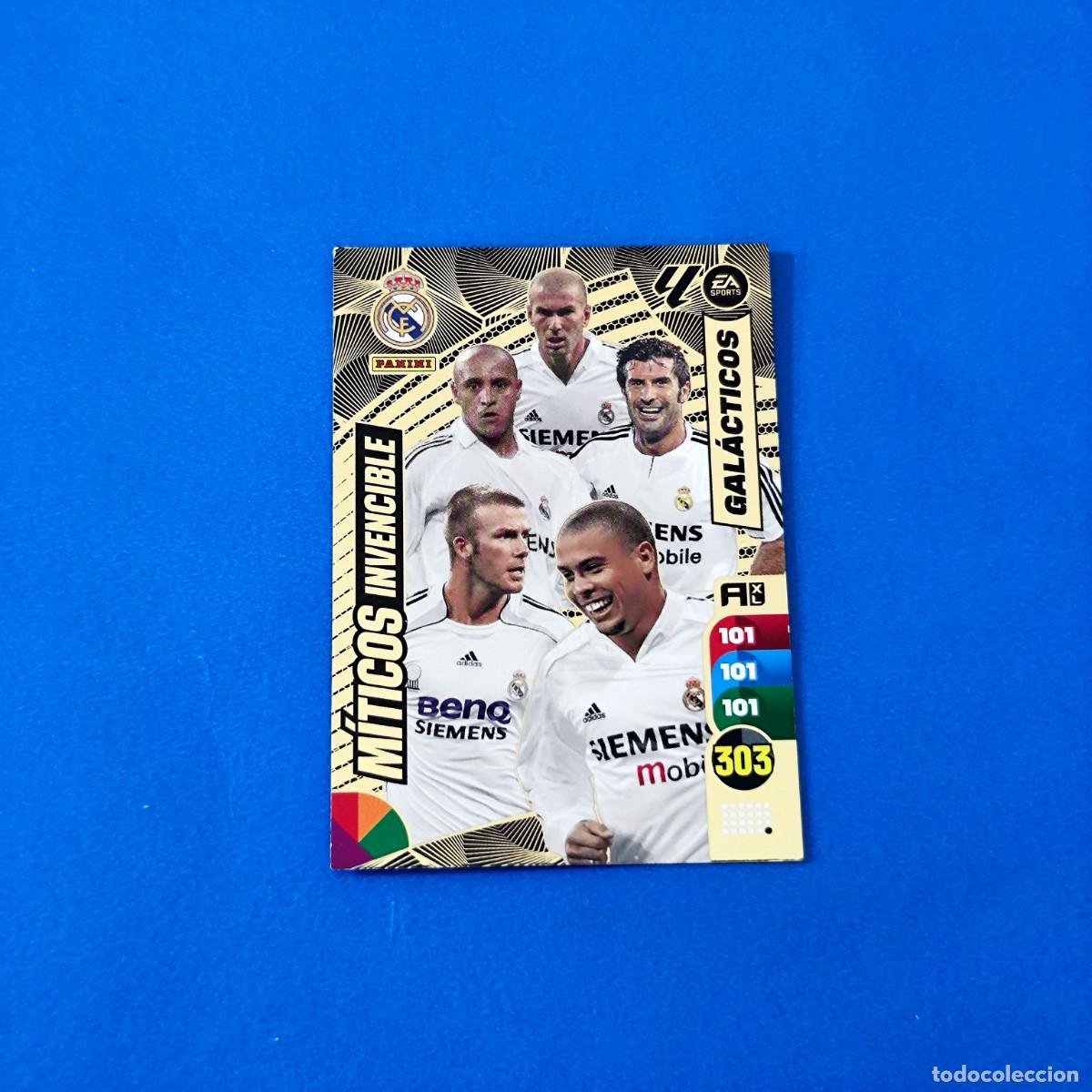 Cromos de f&uacute;tbol: Adrenalyn 2024 2025 / 24 25 M&iacute;ticos Invencible Gal&aacute;cticos Real Madrid