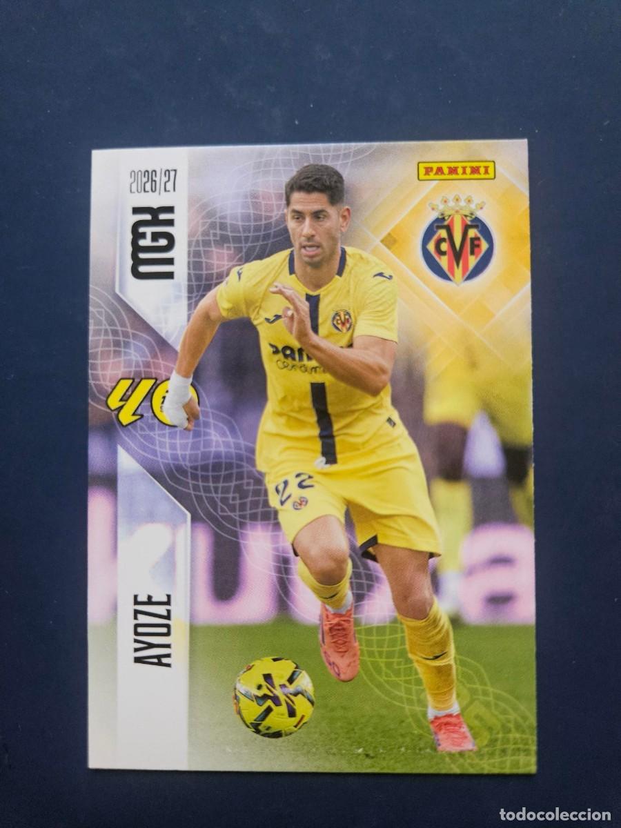 Cromos de f&uacute;tbol: N&ordm; 377 AYOZE VILLARREAL MGK MEGACRACKS 26 27 2026 2027