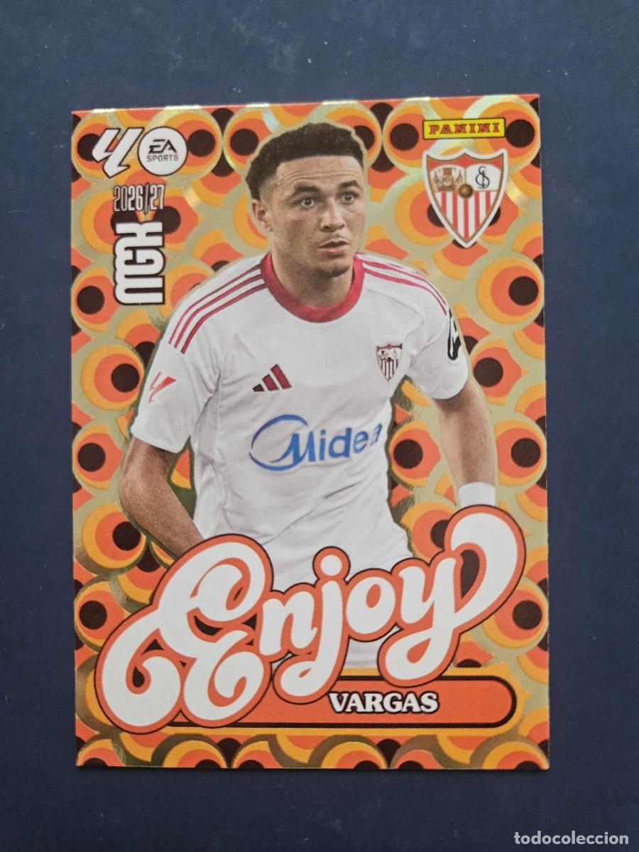 Cromos de f&uacute;tbol: N&ordm; 387 VARGAS SEVILLA ENJOY MGK MEGACRACKS 26 27 2026 2027
