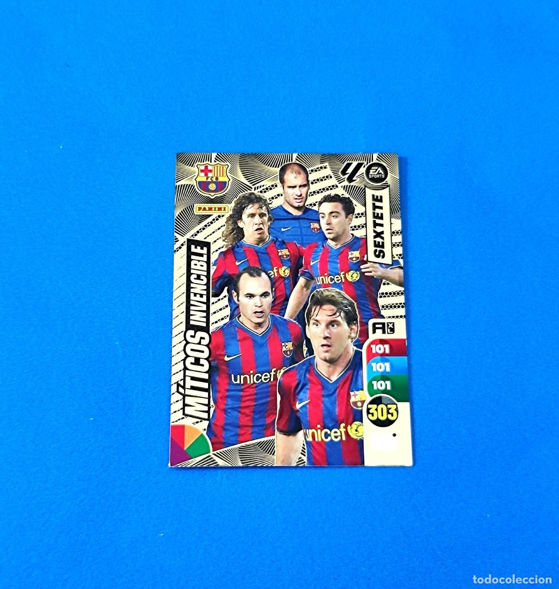 Cromos de f&uacute;tbol: Adrenalyn 2024 2025 / 24 25 M&iacute;ticos Invencible Barcelona Sextete
