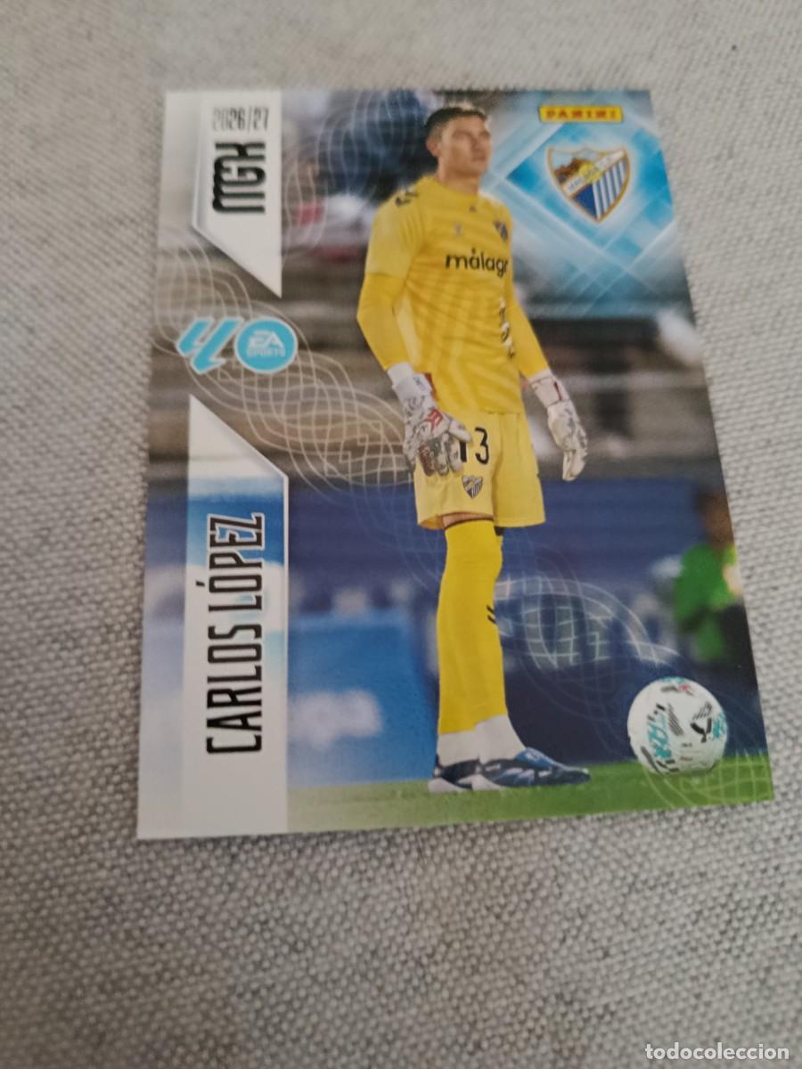 Cromos de f&uacute;tbol: Megacracks 26/27. 237- Carlos L&oacute;pez. M&aacute;laga.