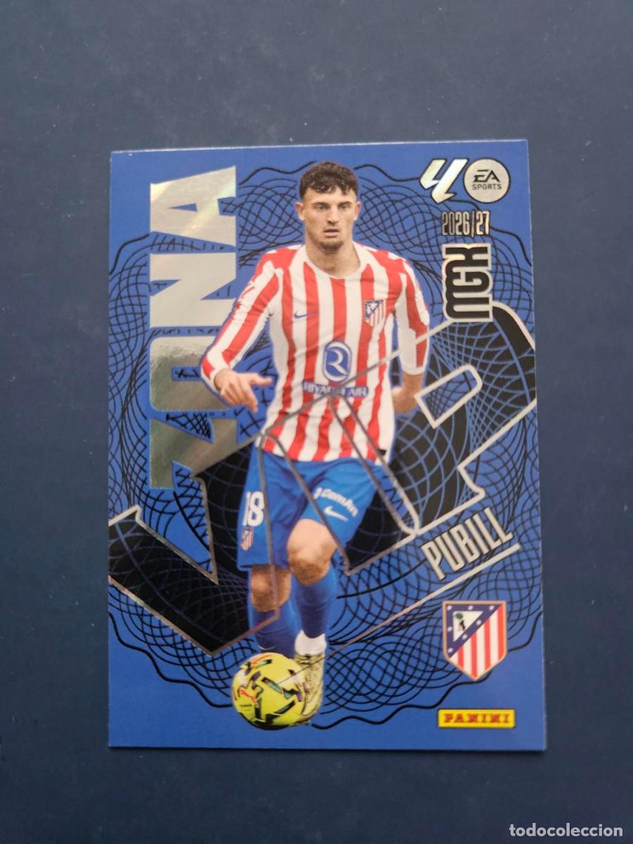 Cromos de f&uacute;tbol: N&ordm; 404 PUBILL ATLETICO MADRID ZONA VIP MGK MEGACRACKS 26 27 2026 2027