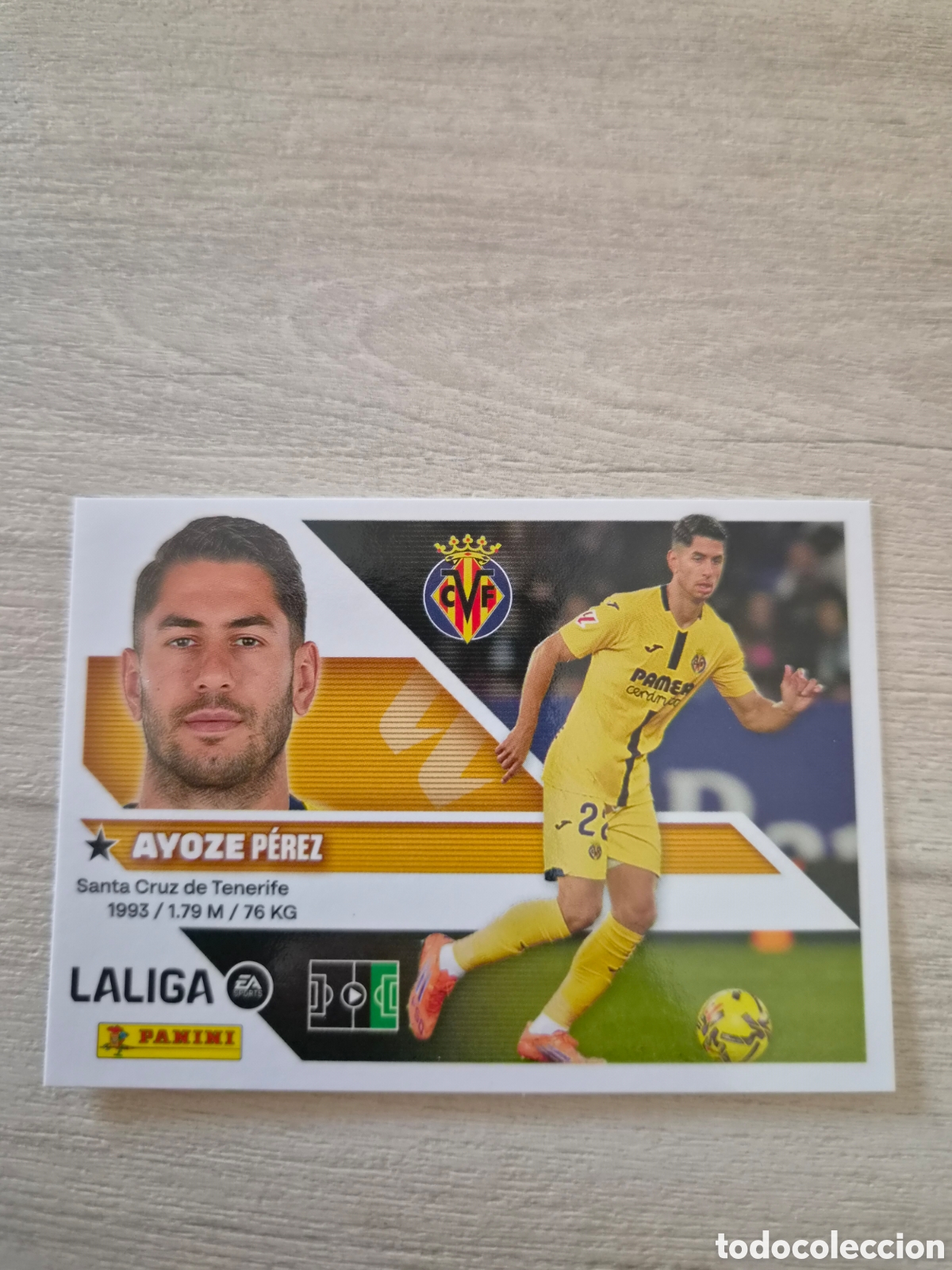 Cromos de f&uacute;tbol: N&deg;17 Villarreal Ayoze Liga Este 26/27