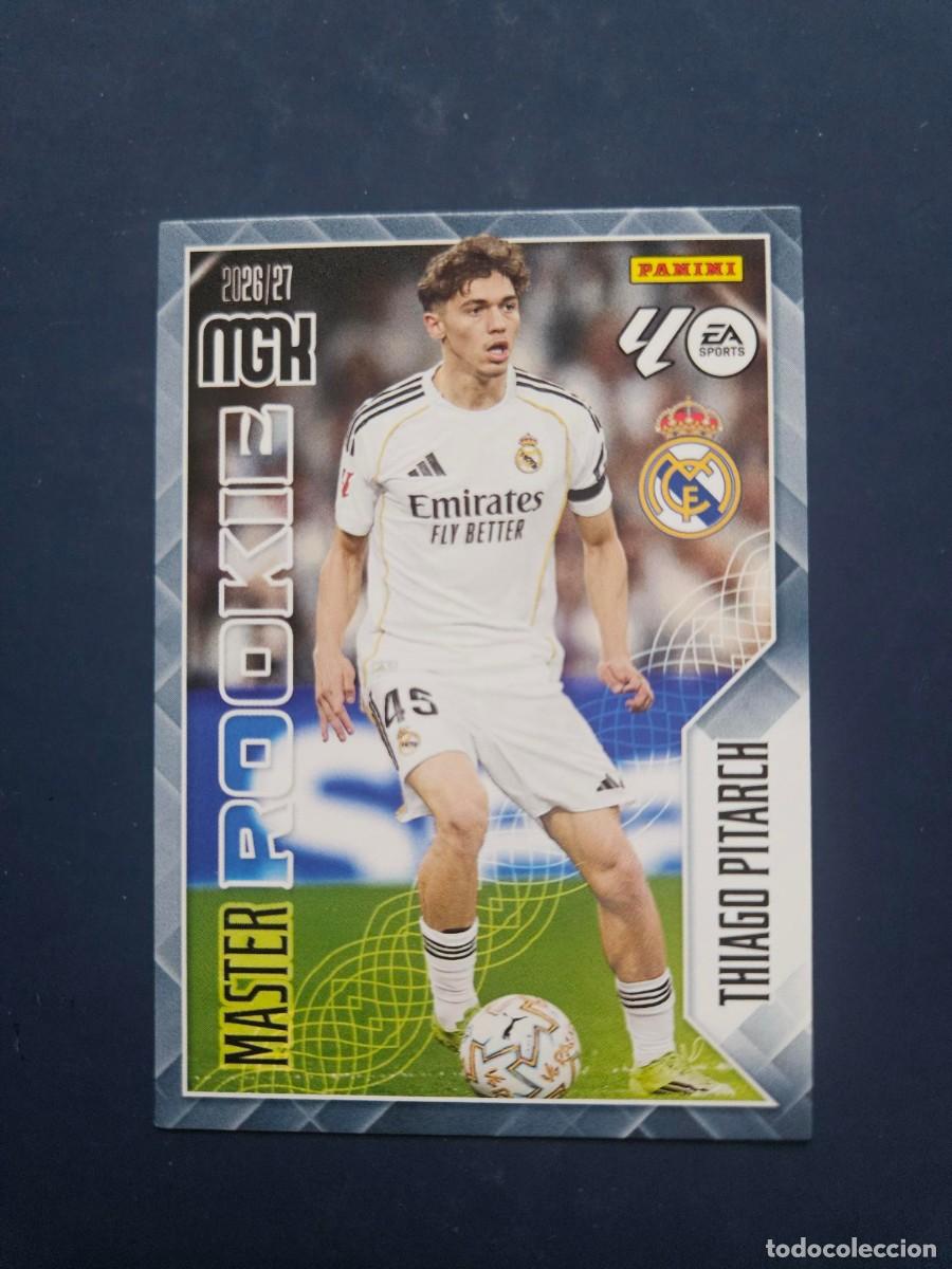 Figurine di Calcio: N&ordm; 419 THIAGO PITARCH REAL MADRID MASTER ROOKIE MGK MEGACRACKS 26 27 2026 2027