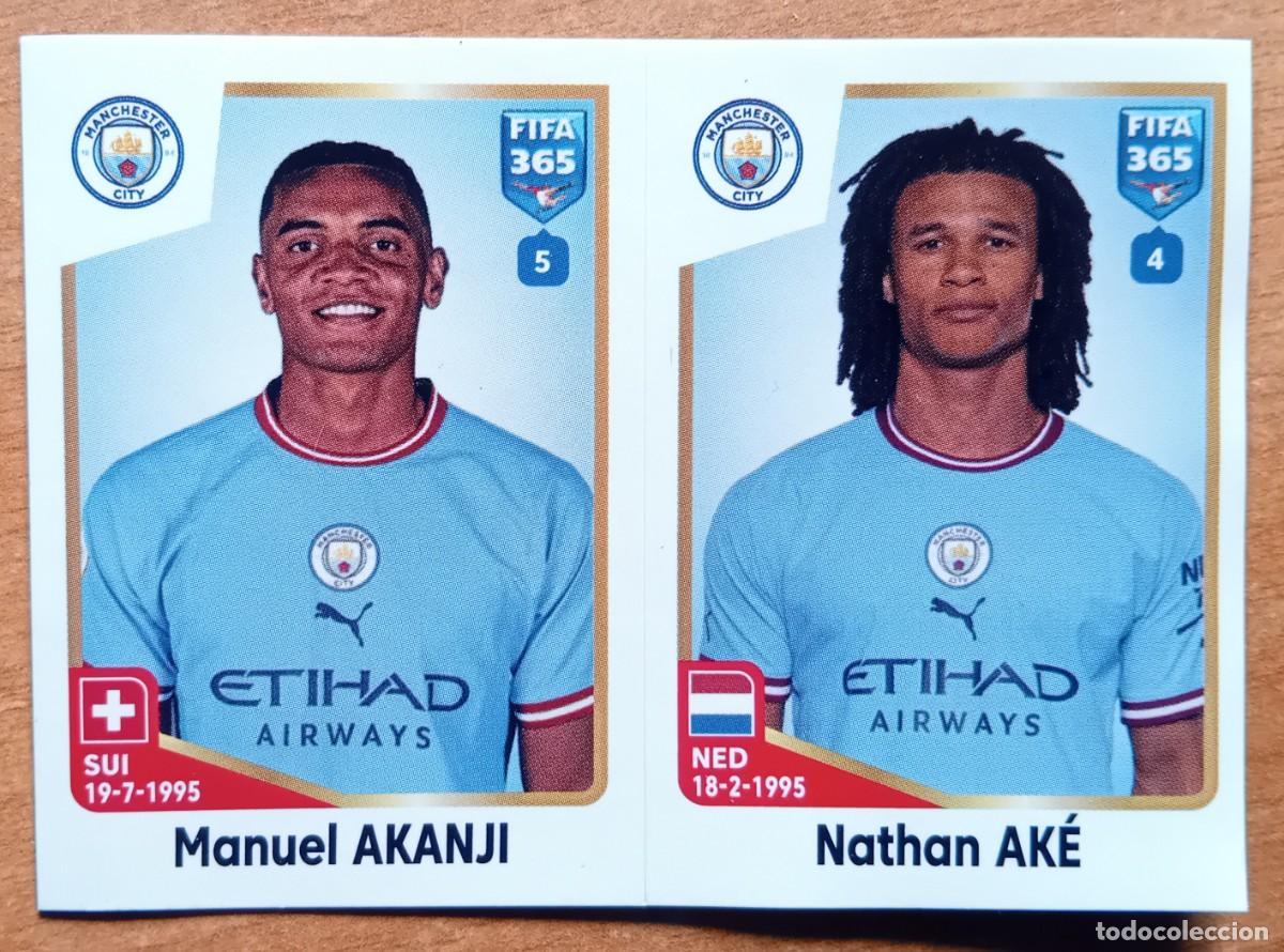 Cromos de f&uacute;tbol: Figurina Panini 2022-23 Cromo Fifa 365 2023 Akanji Nathan Ak&eacute; Manchester City n 88