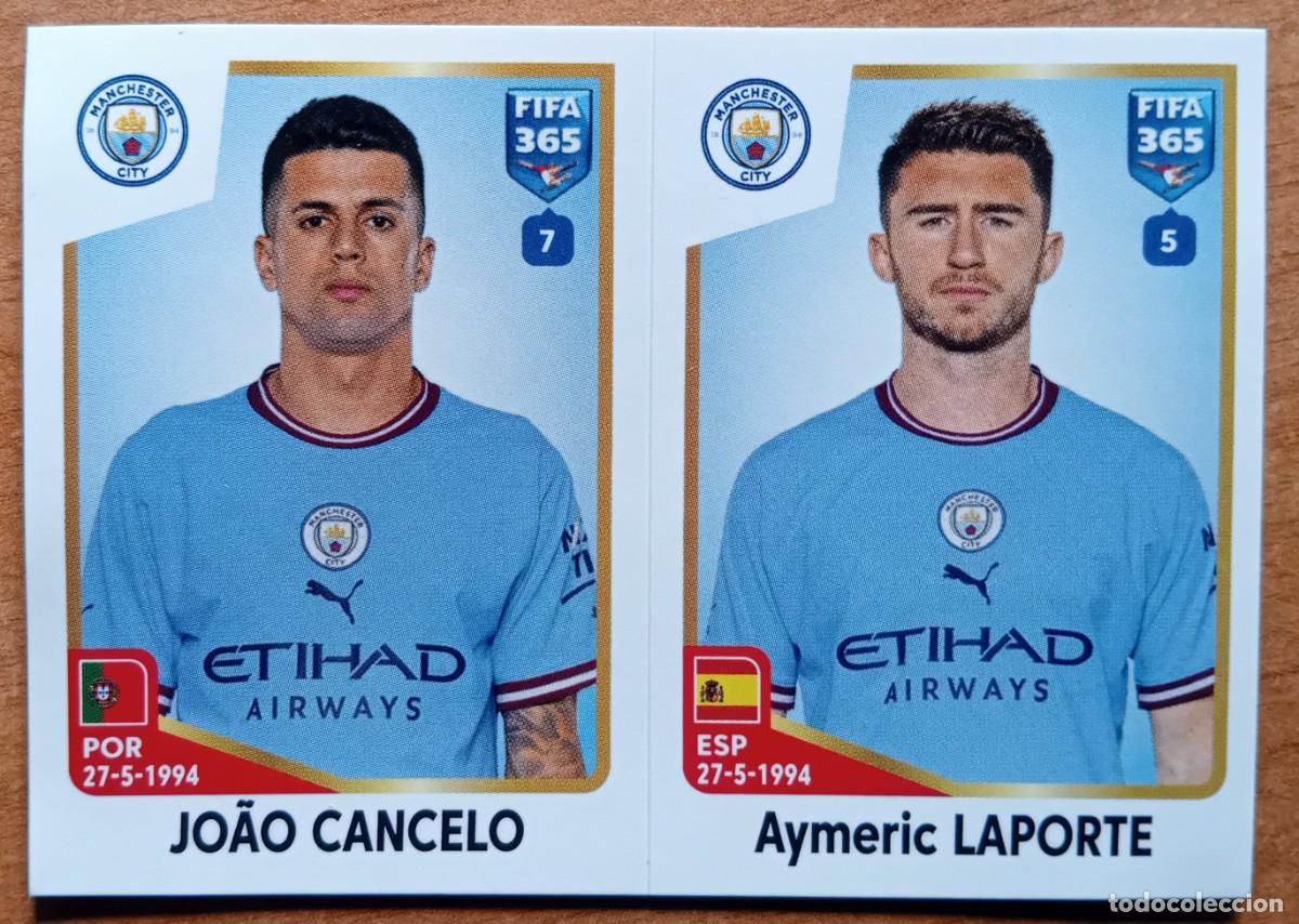 Cromos de f&uacute;tbol: Figurina Panini 2022-23 Cromo Fifa 365 2023 Joao Cancelo Laporte Manchester City n 89