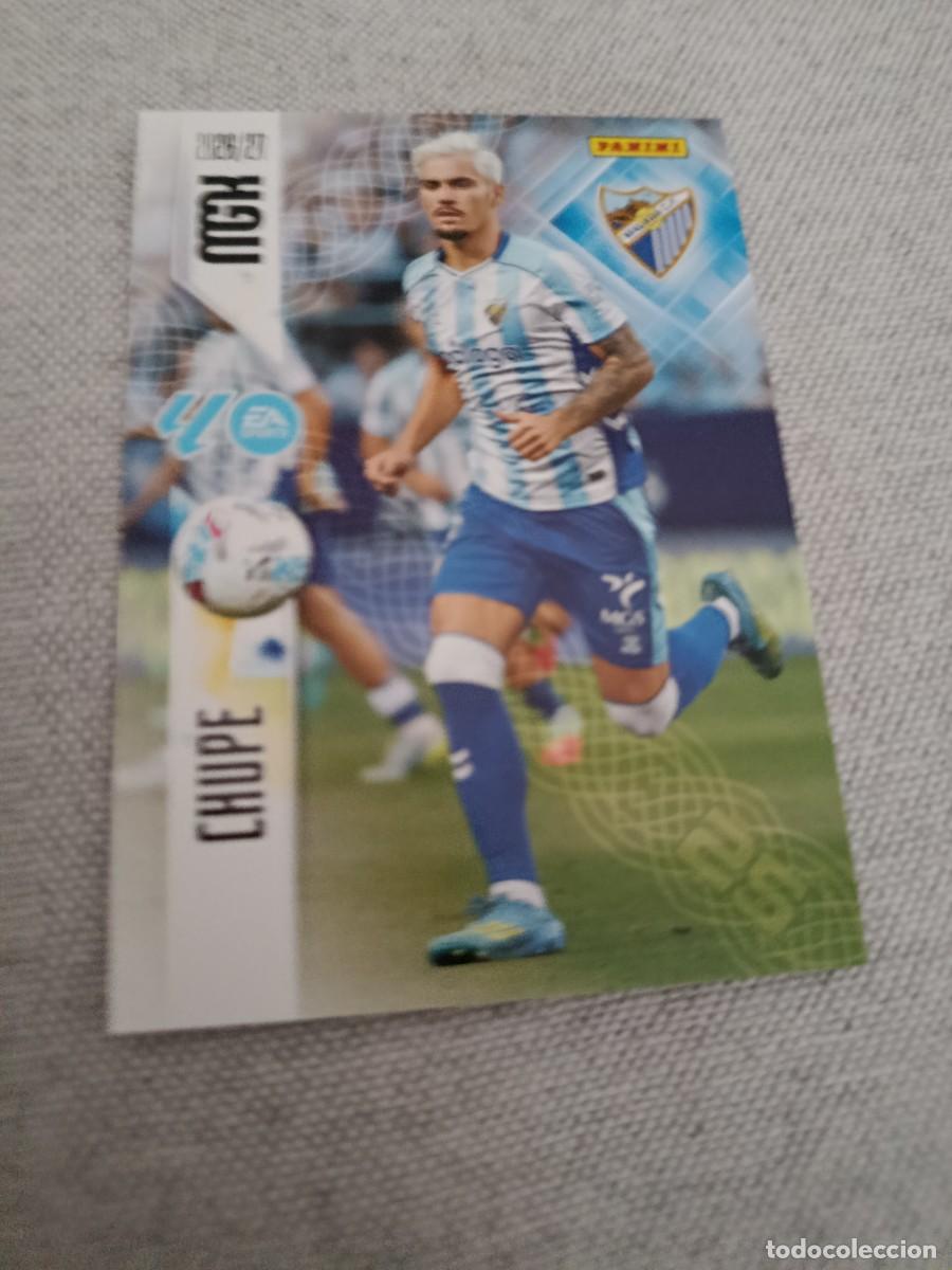 Cromos de f&uacute;tbol: Megacracks 26/27. 252- Chupe. M&aacute;laga.