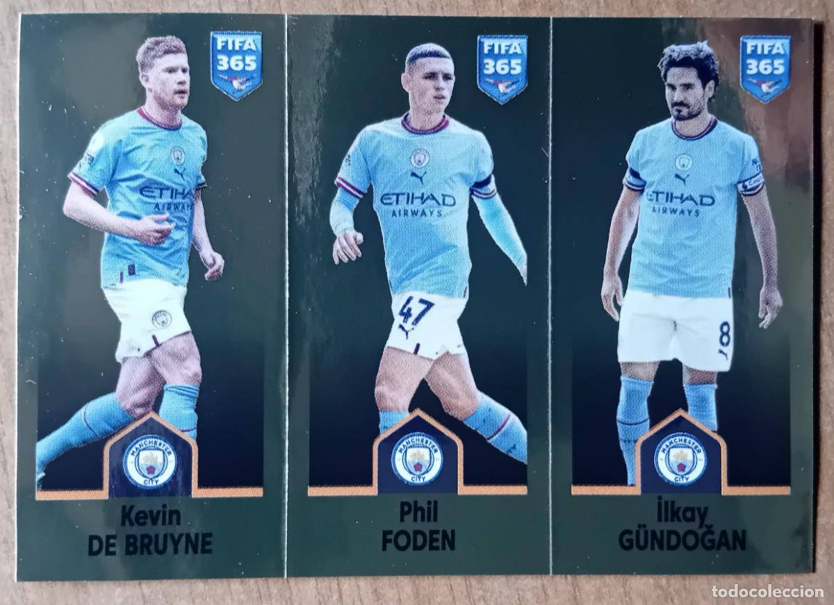 Football Stickers: Figurina Panini 2022-23 Cromo Fifa 365 2023 De Bruyne Foden Gundogan Manchester City n 91