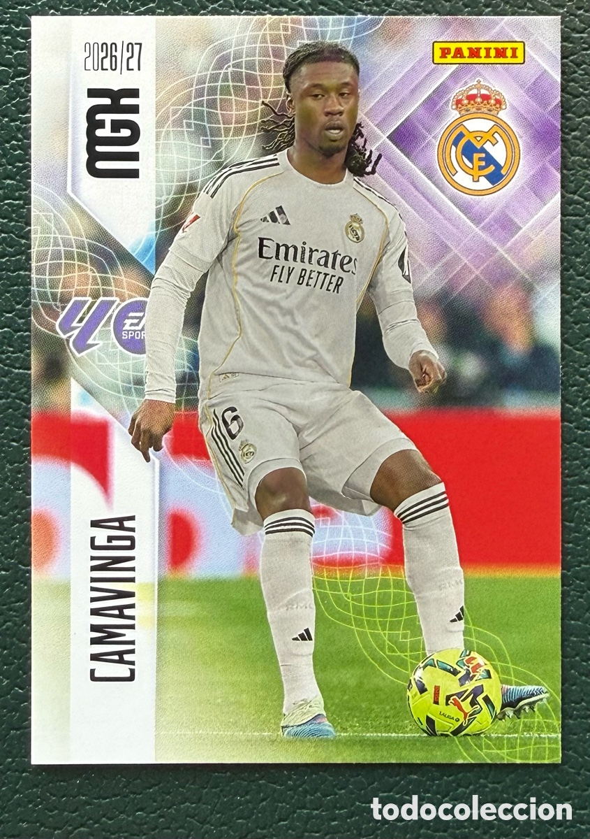 Football Stickers: 227 CAMAVINGA REAL MADRID FICHAS ALBUM MEGACRACKS 2026 2027 MGK 26 27