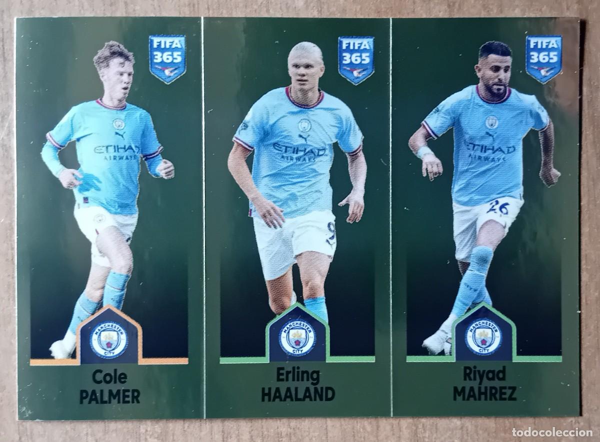 Cromos de f&uacute;tbol: Figurina Panini 2022-23 Cromo Fifa 365 2023 Cole Palmer Haaland Mahrez Manchester City n 97