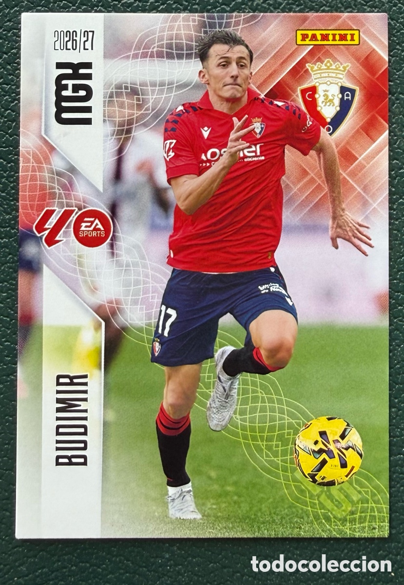 Cromos de f&uacute;tbol: 270 BUDIMIR CA OSASUNA FICHAS ALBUM MEGACRACKS 2026 2027 MGK 26 27