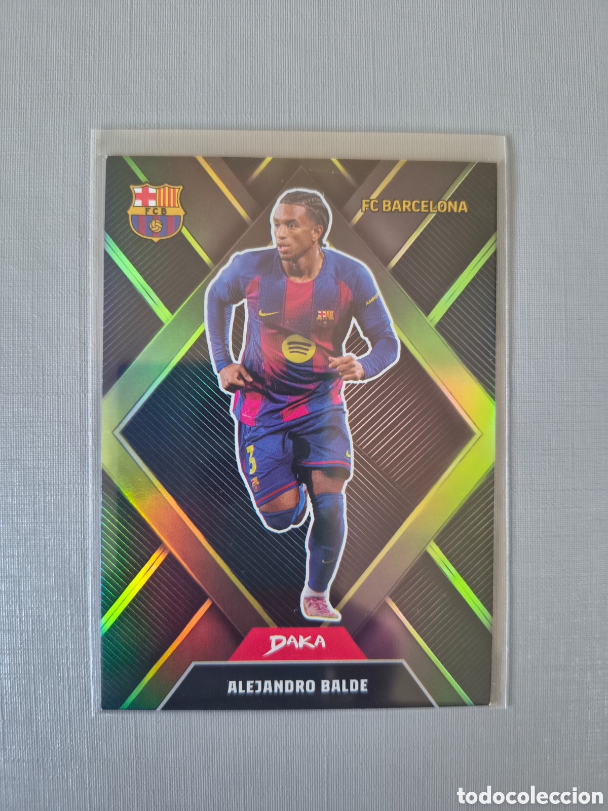 Cromos de f&uacute;tbol: ALEJANDRO BALDE FC BARCELONA, DAKA TOP AUDIENCE 2025/26 NUMERADA 133/199