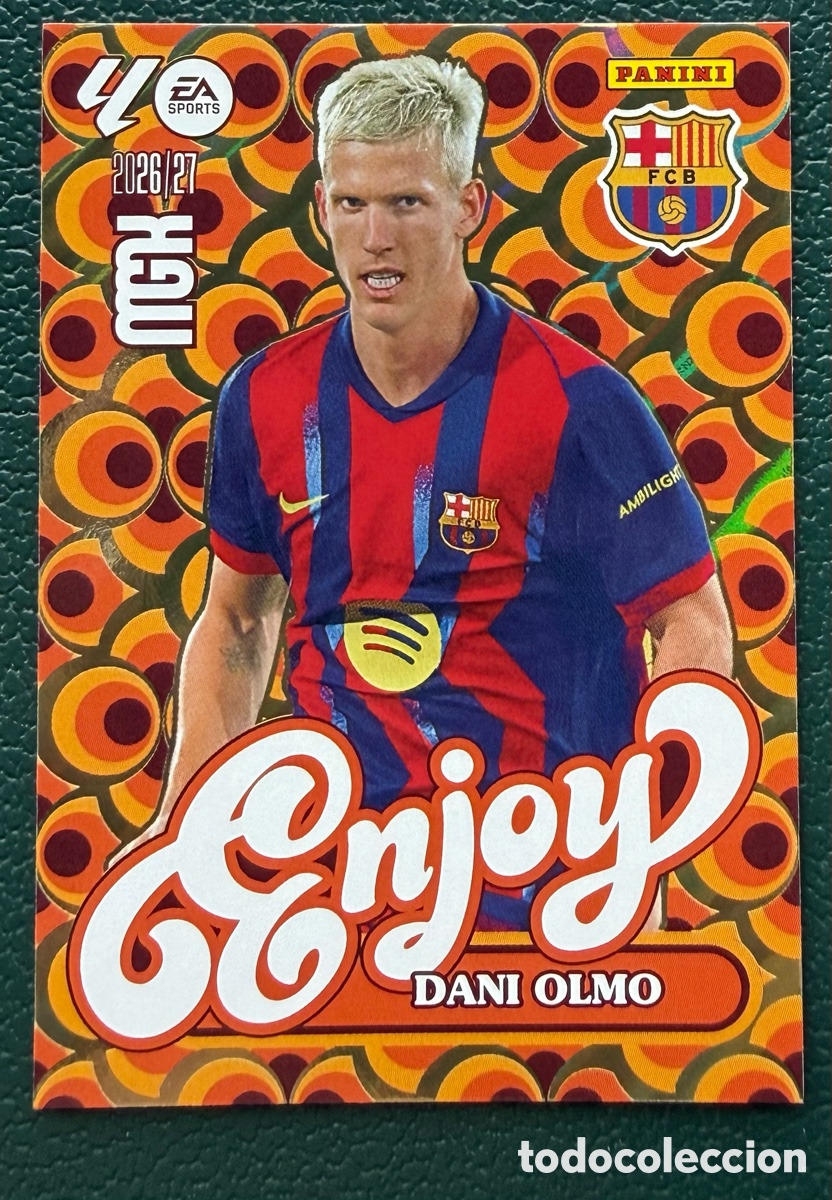 Cromos de f&uacute;tbol: 381 DANI OLMO FC BARCELONA ENJOY FICHAS ALBUM MEGACRACKS 2026 2027 MGK 26 27
