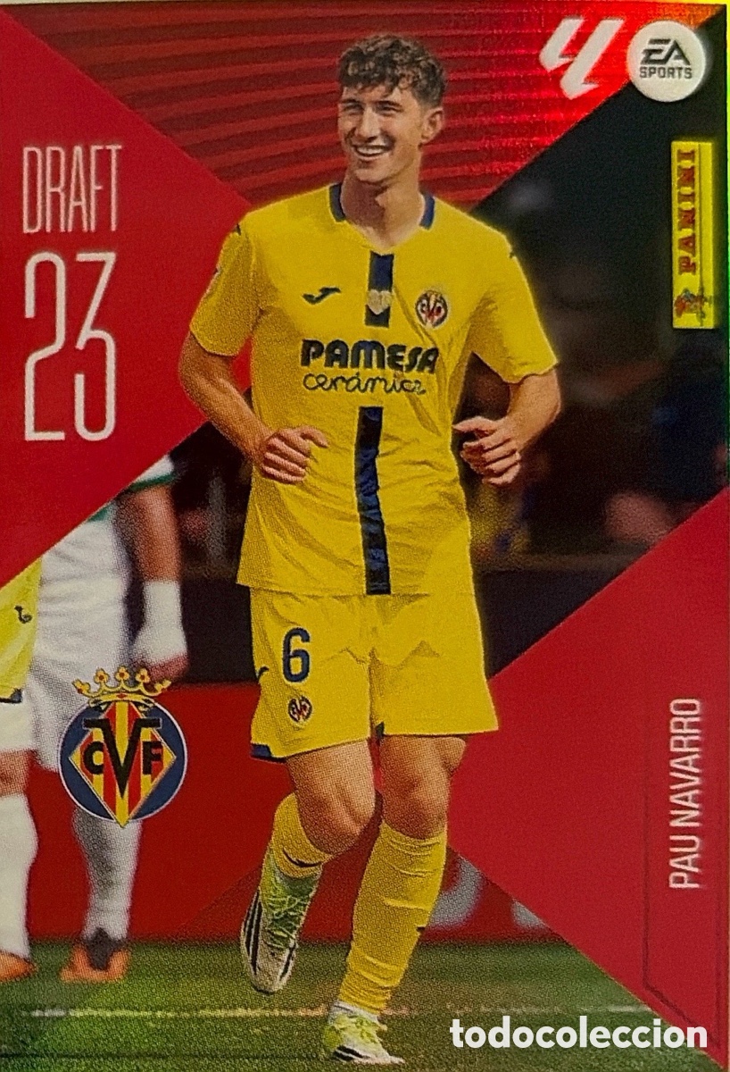 Cromos de f&uacute;tbol: 18.- Pau Navarro -Draft 23 - (VILLARREAL) - COLECCIONES ESTE 2026/27 (PANINI)