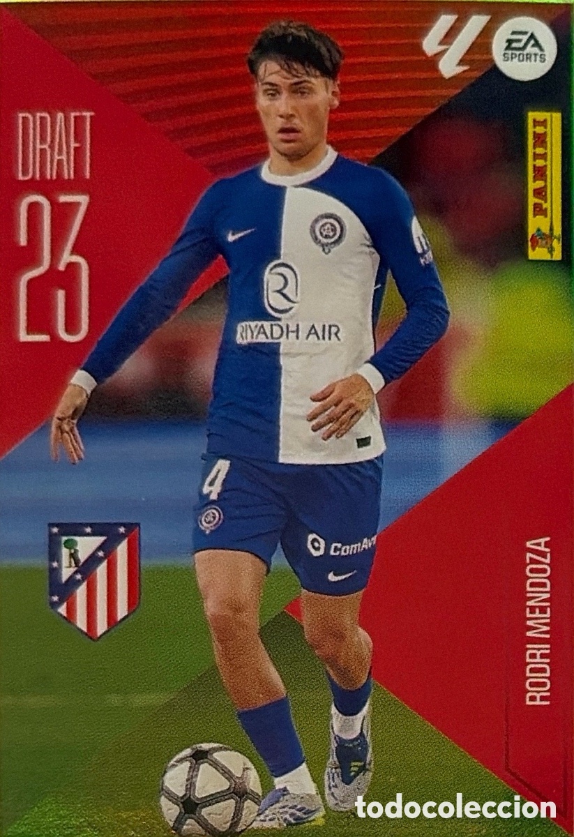 Cromos de f&uacute;tbol: 21.- Rodri Mendoza -Draft 23 - (ATL. MADRID) - COLECCIONES ESTE 2026/27 (PANINI)