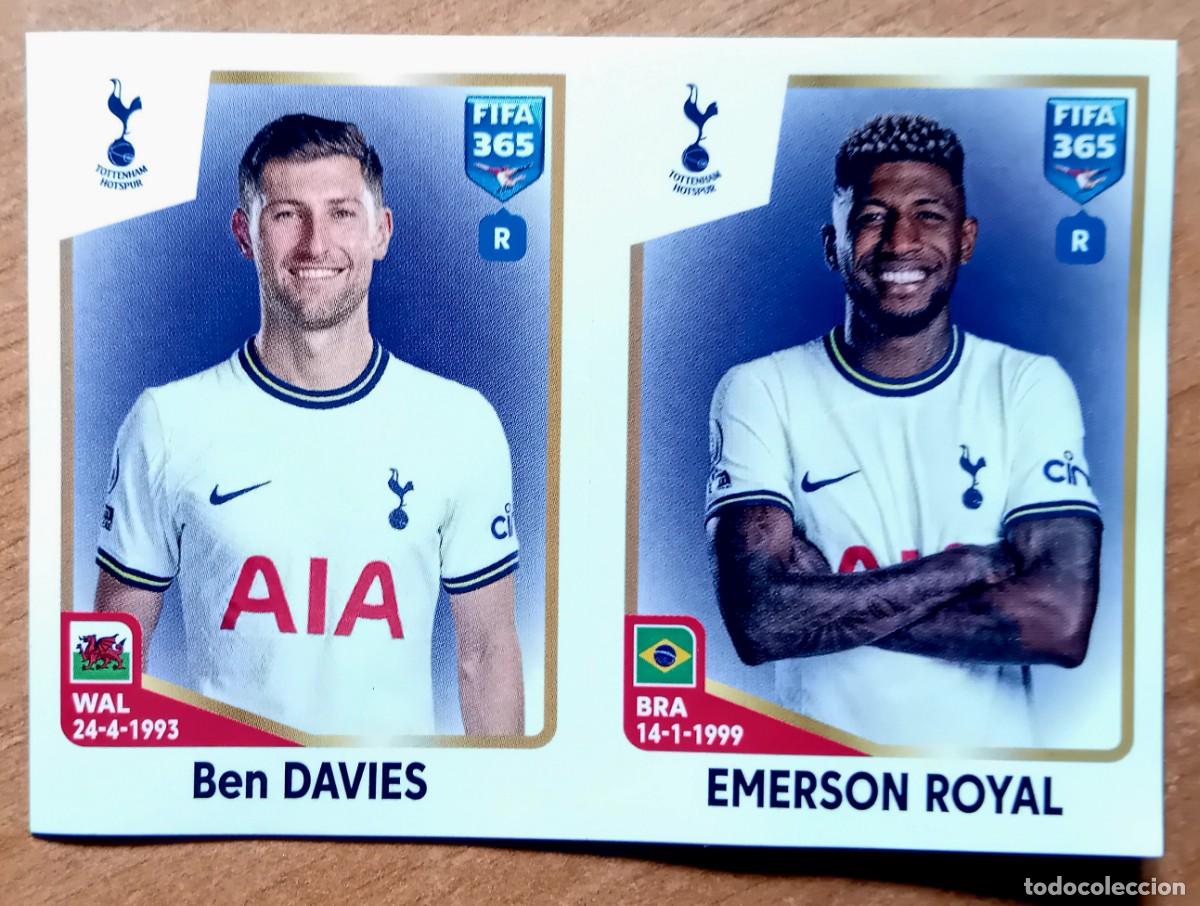 Cromos de f&uacute;tbol: Figurina Panini 2022-23 Cromo Fifa 365 2023 Ben Davies Emerson Royal Tottenham n 120
