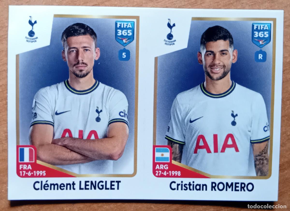 Cromos de f&uacute;tbol: Figurina Panini 2022-23 Cromo Fifa 365 2023 Lenglet Romero Tottenham n 121